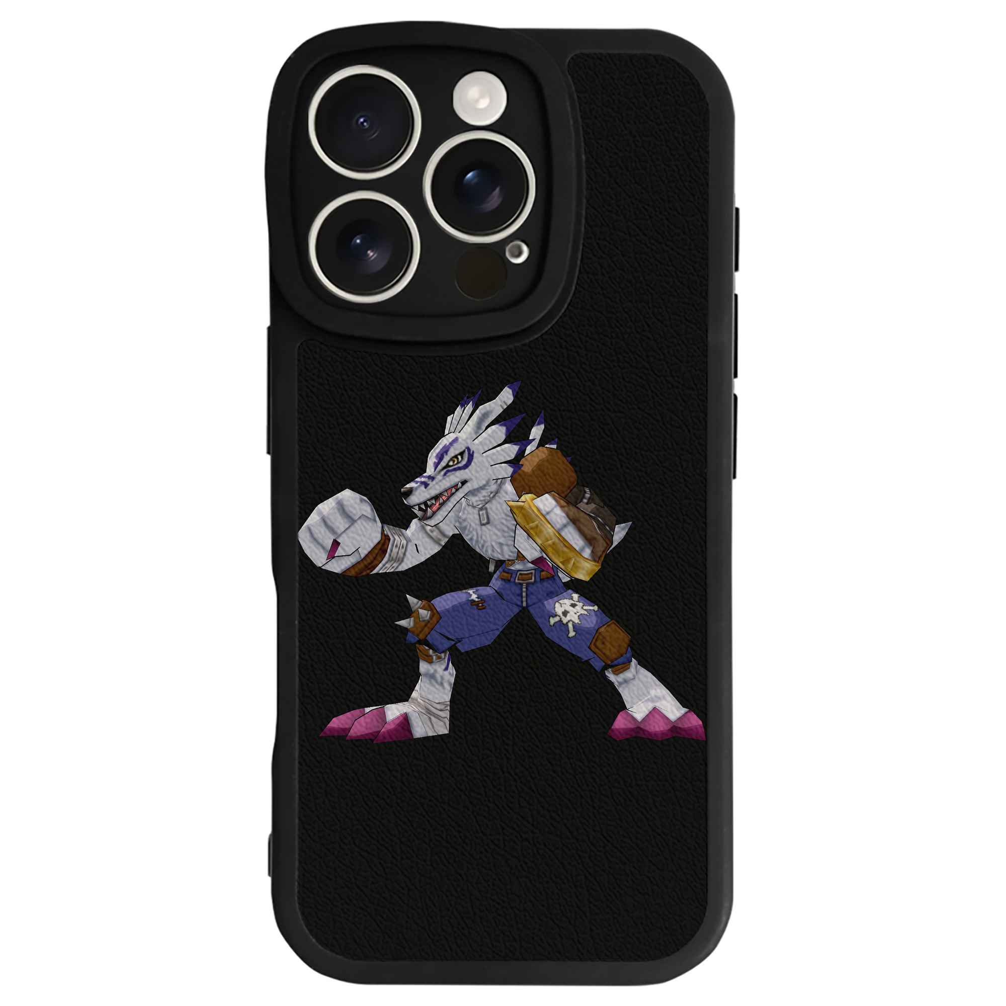 （画像用） Digimon デジタルモンスター/デジモン 【iPhone 16シリーズ対応】シリコンスマホケース（レザー調） 材質：シリコン
